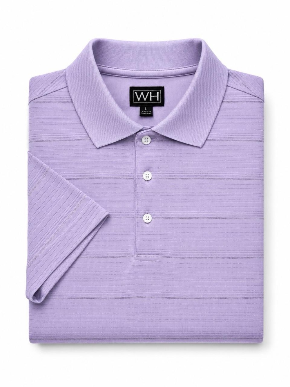 Lavender Men's Large, Short-Sleeve Polo